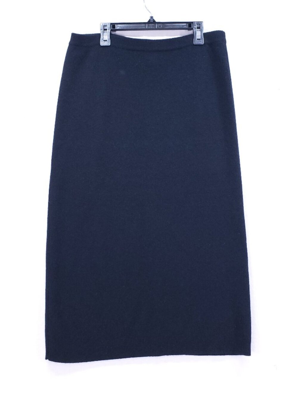 Vintage Crescendo Black Midi Skirt Size Small Lambs Wool Angora Rabbit Blend